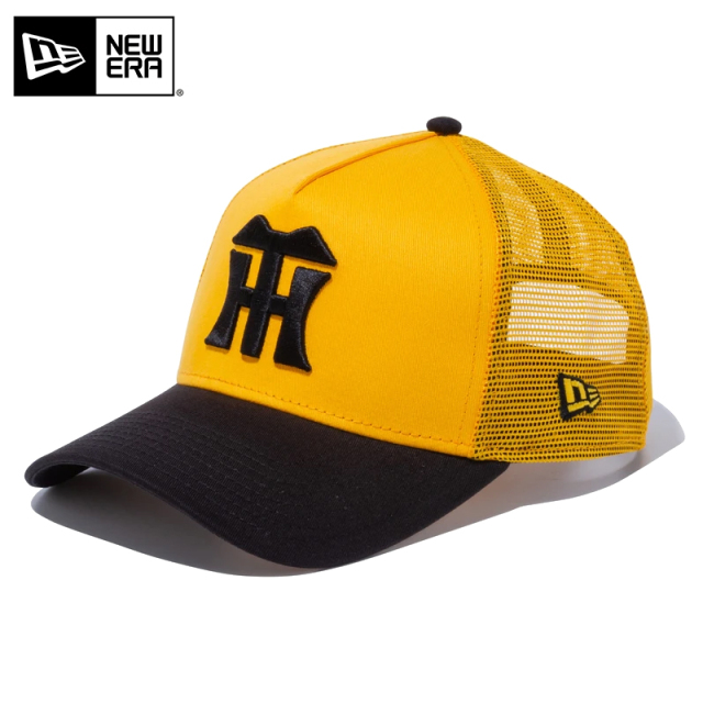 ★只今10％OFF★【メーカー取次】NEW ERA ニューエラ 9FORTY A-Frame Trucker NPB 阪神タイガース イエローXブラック キャップ 14524980【T】