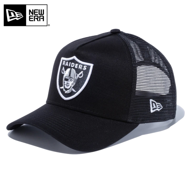 ★只今10％OFF★【メーカー取次】NEW ERA ニューエラ 9FORTY A-Frame Trucker NFL ラスベガス・レイダース ブラック キャップ 14524983【T】
