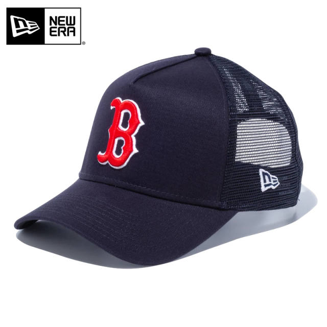 ★只今10％OFF★【メーカー取次】NEW ERA ニューエラ 9FORTY A-Frame Trucker ボストン・レッドソックス ネイビー キャップ 14525002【T】