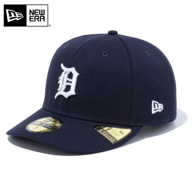 ★只今10％OFF★【メーカー取次】NEW ERA ニューエラ MLB Pre-Curved 59FIFTY デトロイト・タイガース ネイビー キャップ 14524610【T】