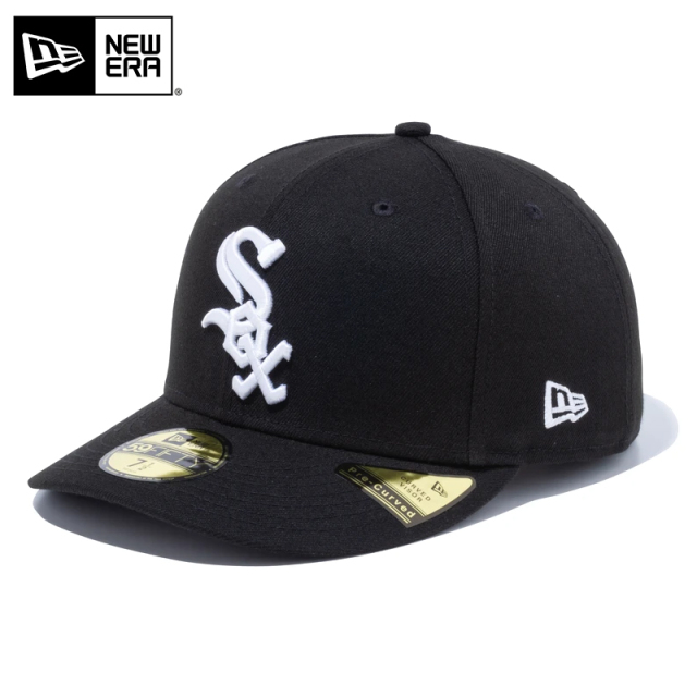 ★只今10％OFF★【メーカー取次】NEW ERA ニューエラ MLB Pre-Curved 59FIFTY シカゴ・ホワイトソックス ブラック キャップ 14524611【T】