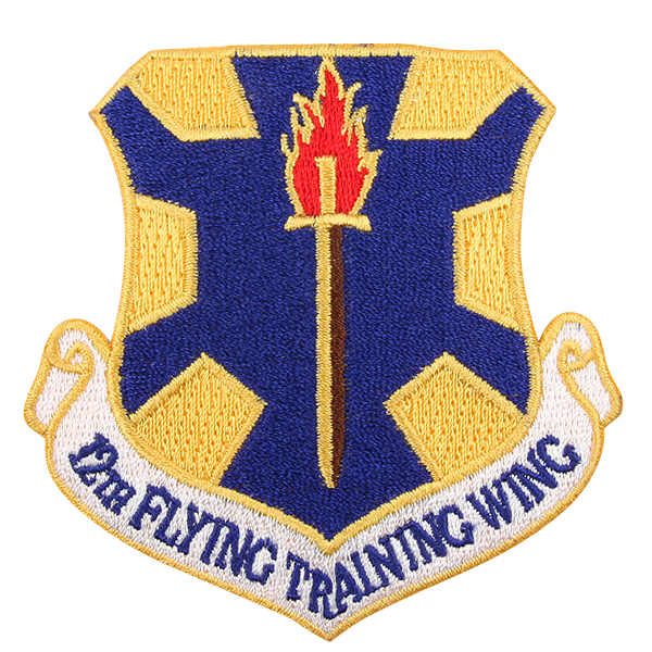 【ネコポス便対応】実物 新品 米軍12TH FLYING TRAINING WING パッチ #1 米軍放出品 ワッペン【キャンペーン対象外】【T】ミリタリー