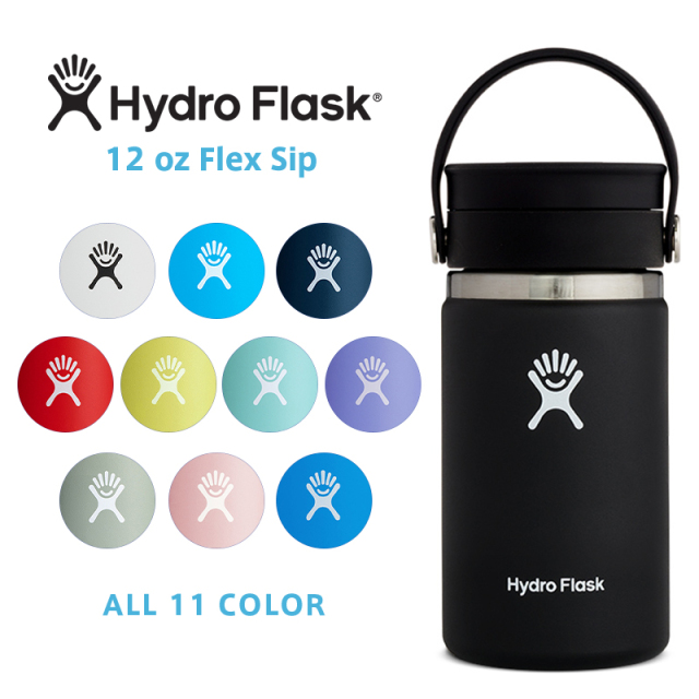 ★カートで割引対象品★ポイント2倍！HydroFlask ハイドロフラスク 5089131 COFFEEシリーズ 12oz Flex Sip 保温ボトル【Sx】【T】