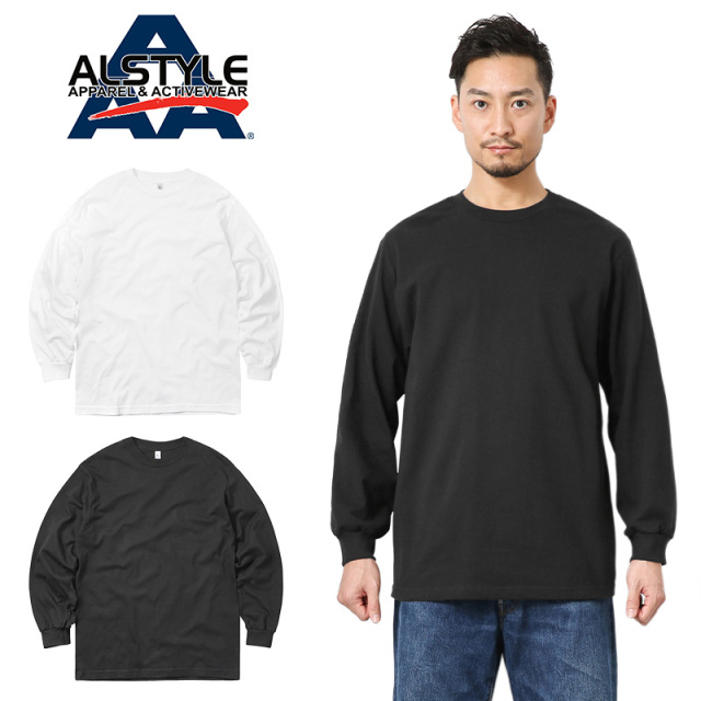 ★カートで割引対象品★【メーカー取次】 ALSTYLE アルスタイル 1304 クラシック L/S クルーネックTシャツ【S～XLサイズ】【T】