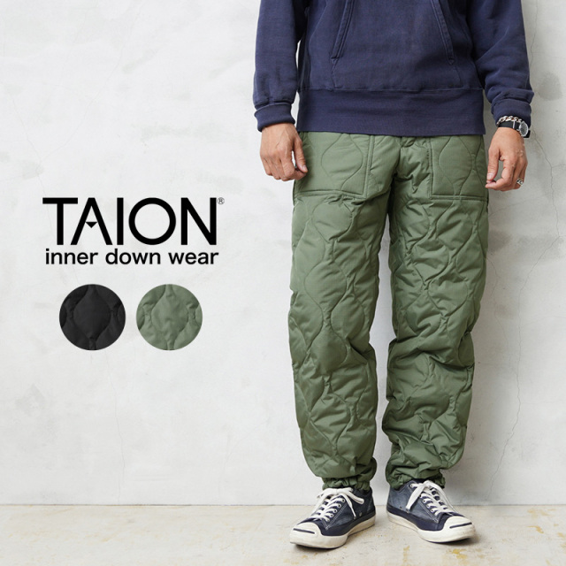 ★カートで割引対象品★TAION タイオン TAION-131ML-1 MILITARY LINE ダウンパンツ【B9】【Sx】【R】