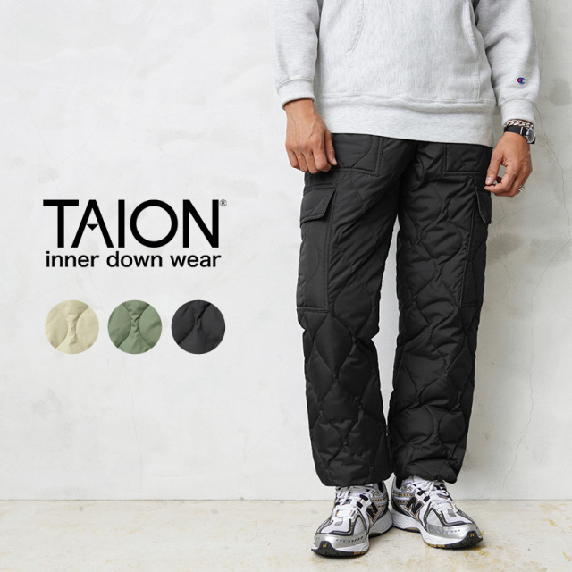 ★カートで割引対象品★TAION タイオン TAION-132ML-1 MILITARY LINE カーゴダウンパンツ【C1】【Sx】【T】