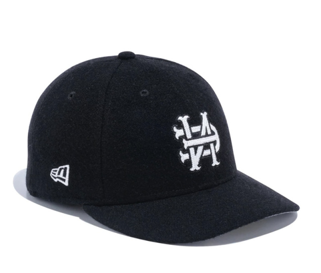 帽子 NEW ERA LP5950 THE CAP NEYYAN Melton New Era Cap Navy Melton Wool 59FIFTY A-Frame Fitted Hat