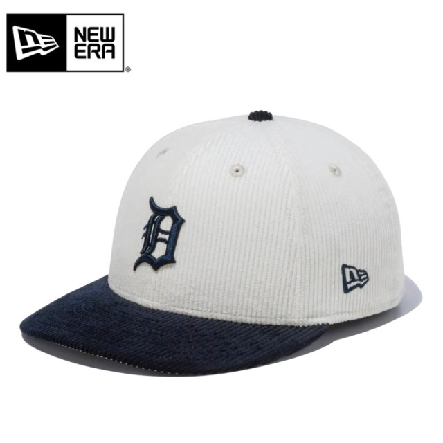 【即日出荷対応】NEW ERA ニューエラ 13327784 LP 59FIFTY 2-Tone Corduroy コーデュロイ デトロイト・タイガース エクリュ ネイビーバイザー キャップ【キャンペーン対象外】【T】