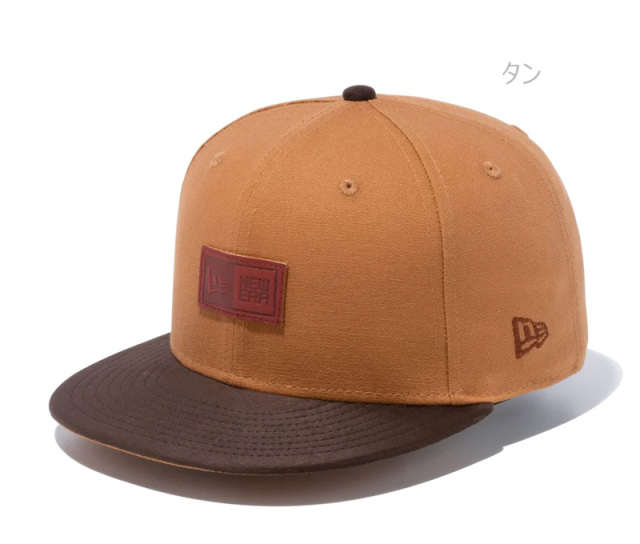 NEWERA ニューエラ 9FIFTY Hunting レザーパッチ ダックタン NEW ERA ニューエラ 9FIFTY Hunting レザーパッチ ダック