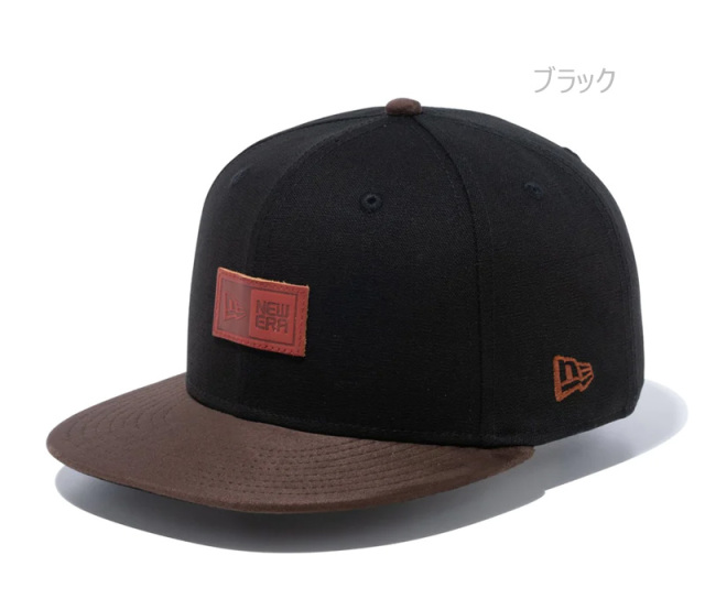 NEWERA ニューエラ 9FIFTY Hunting レザーパッチ ダックタン NEW ERA ニューエラ 9FIFTY Hunting レザーパッチ ダック