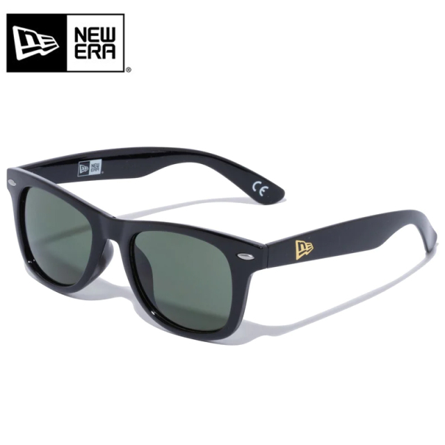 ★只今10％OFF★【メーカー取次】NEW ERA ニューエラ サングラス ウェリントン スクエアレンズ ブラックフレーム グレーポラライズドレンズ 14518154【T】