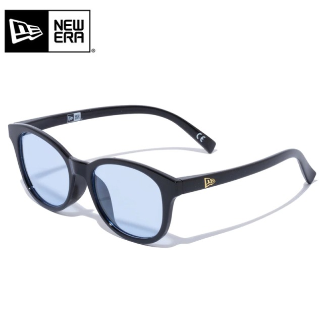 ★只今10％OFF★【メーカー取次】NEW ERA ニューエラ サングラス ボストン スクエアレンズ ブラックフレーム ライトブルーレンズ 14518156【T】