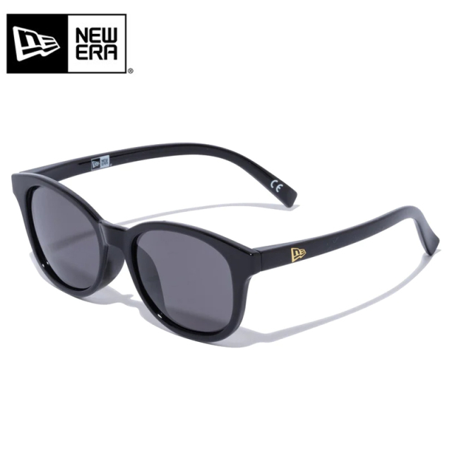 ★只今10％OFF★【メーカー取次】NEW ERA ニューエラ サングラス ボストン スクエアレンズ ブラックフレーム グリーングレーレンズ 14518157【T】