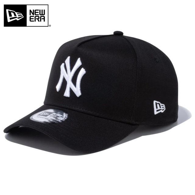 ★只今10％OFF★【メーカー取次】NEW ERA ニューエラ 9FORTY A-Frame ニューヨーク・ヤンキース ブラックXホワイトロゴ キャップ 14525036【T】