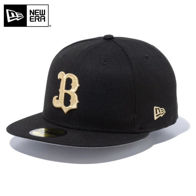 ★只今10％OFF★【メーカー取次】NEW ERA ニューエラ NPB 59FIFTY オリックス・バファローズ ブラックXゴールドロゴ キャップ 14525174【T】