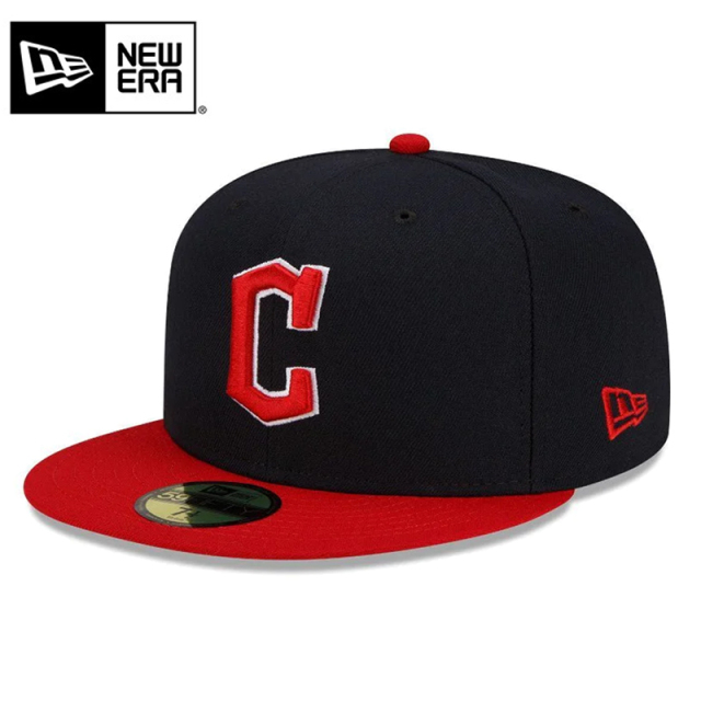 ★只今10％OFF★【メーカー取次】NEW ERA ニューエラ 59FIFTY MLB On-Field クリーブランド・ガーディアンズ ネイビーXレッド キャップ 14524887【T】