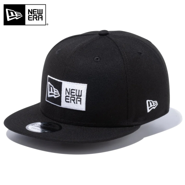 ★只今10％OFF★【メーカー取次】NEW ERA ニューエラ 9FIFTY ボックスロゴ ブラック 13575025 キャップ 【キャンペーン対象外】【T】