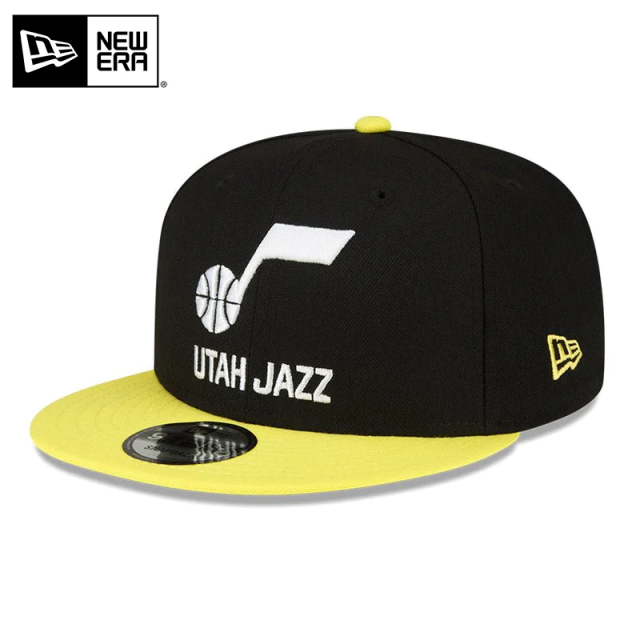 NEW ERA ニューエラ 9FIFTY NBA ユタ・ジャズ ブラックXイエロー 