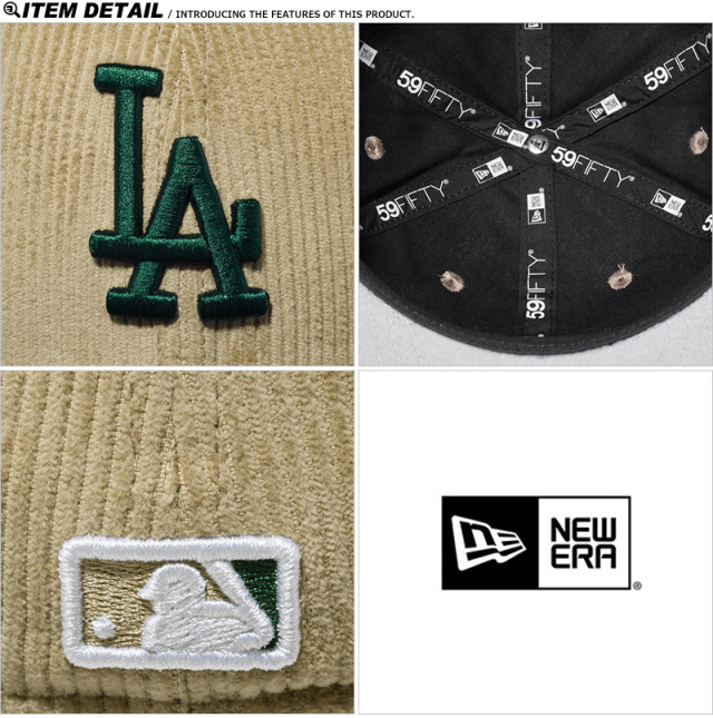 LAドジャース コーデュロイキャップ ダークグリーン ニューエラ LAドジャース コーデュロイキャップ ダークグリーン ニューエラ