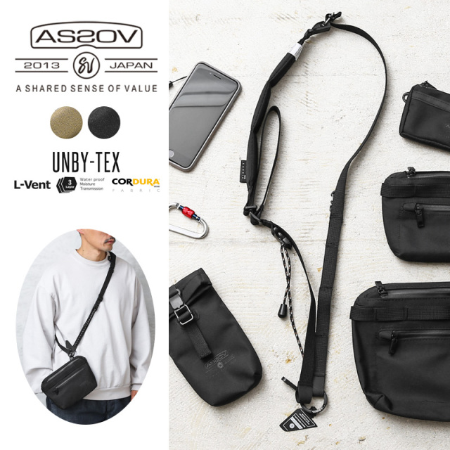 【即日出荷対応】AS2OV アッソブ 142100 HABIT SHOULDER SERIES 305D WATER PROOF CORDURA HABIT SHOULDER ハビット ショルダーストラップ【キャンペーン対象外】【T】