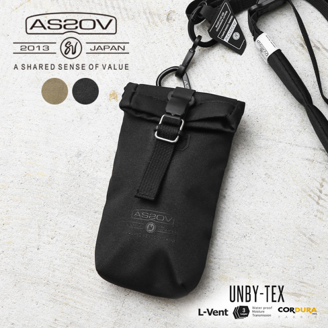 【即日出荷対応】【ネコポス便対応】AS2OV アッソブ 142102 HABIT SHOULDER SERIES 305D WATER PROOF CORDURA SUNGLASSES CASE ハビット サングラスケース【キャンペーン対象外】【T】