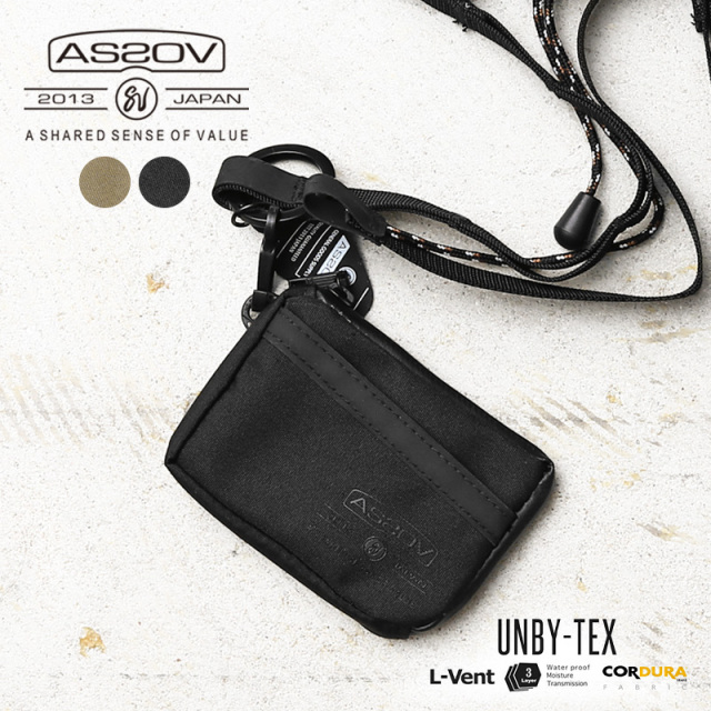 【即日出荷対応】【ネコポス便対応】AS2OV アッソブ 142103 HABIT SHOULDER SERIES 305D WATER PROOF CORDURA COIN CASE ハビット コインケース【キャンペーン対象外】【T】