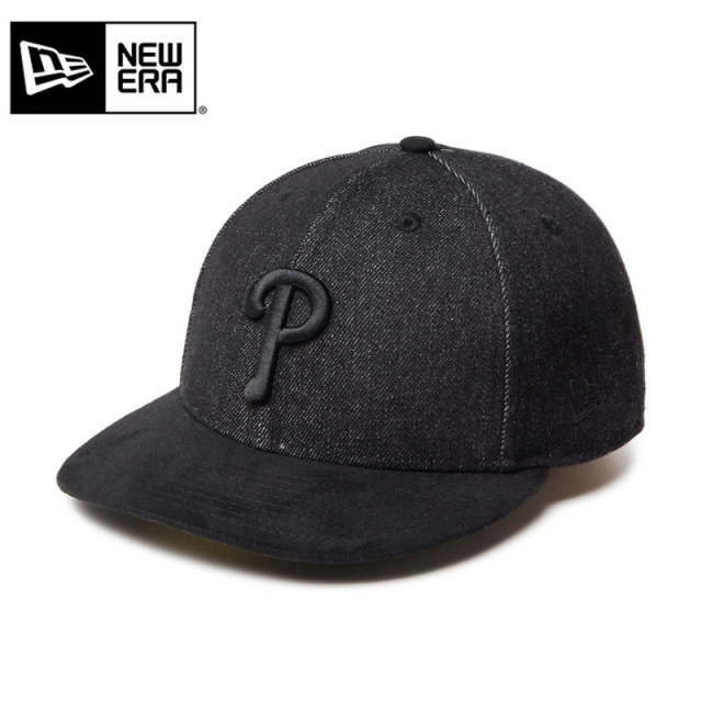 【即日出荷対応】NEW ERA ニューエラ 14307324 LP 59FIFTY フィラデルフィア・フィリーズ ブラックデニム スウェードバイザー キャップ【キャンペーン対象外】【T】
