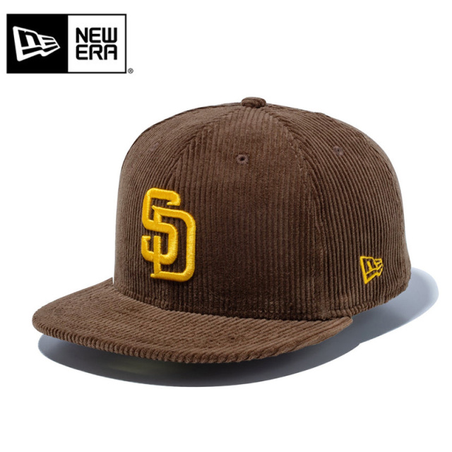 【即日出荷対応】NEW ERA ニューエラ 14307718 59FIFTY MLB Corduroy コーデュロイ サンディエゴ・パドレス キャメル キャップ【キャンペーン対象外】【T】 