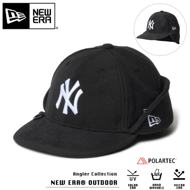 【即日出荷対応】NEW ERA ニューエラ 14344496 LP 59FIFTY フリップダウン Angler Collection POLARTEC 200 ニューヨーク・ヤンキース ブラック キャップ【キャンペーン対象外】【T】