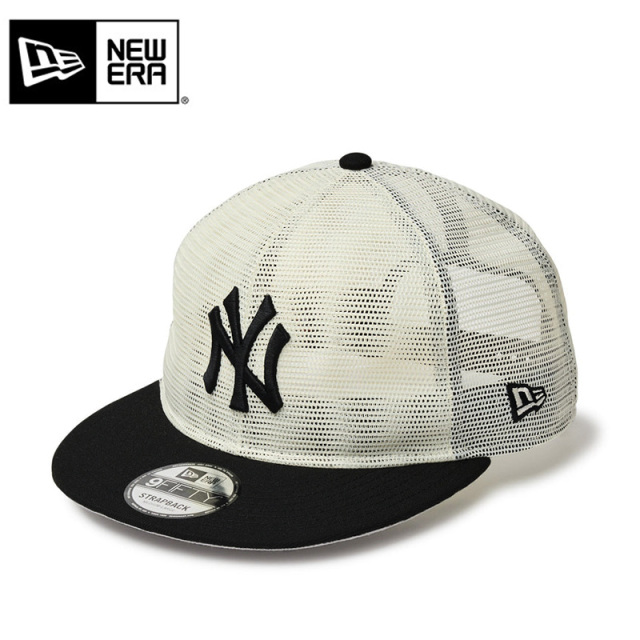 【即日出荷対応】NEW ERA ニューエラ 14388561 9FIFTY トラッカー MLB All Mesh NYY クローム ブラックバイザー キャップ【キャンペーン対象外】【T】