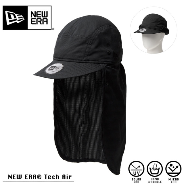 【即日出荷対応】NEW ERA ニューエラ 14392147 サンシェード Tech Air Dot Air ブラック | アウトドア ジェットキャップ【キャンペーン対象外】【T】