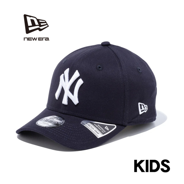 ★只今10％OFF★【メーカー取次】NEW ERA ニューエラ 14524519 キッズ Youth 9FIFTY ストレッチスナップ NY・ヤンキース ネイビー キャップ【キャンペーン対象外】【T】