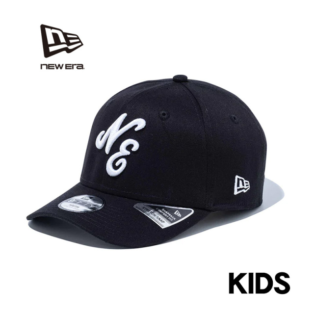 ★只今10％OFF★【メーカー取次】NEW ERA ニューエラ 14524521 キッズ Youth 9FIFTY ストレッチスナップ クラシックロゴ ブラック キャップ【キャンペーン対象外】【T】