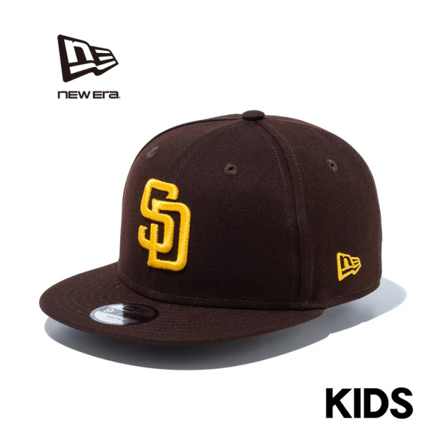 ★只今10％OFF★【メーカー取次】NEW ERA ニューエラ 14524527 キッズ Youth 9FIFTY サンディエゴ・パドレス ウォルナット キャップ【キャンペーン対象外】【T】