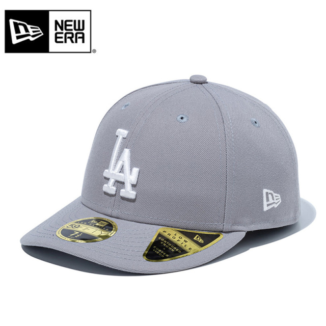 ★只今10％OFF★【メーカー取次】NEW ERA ニューエラ 14524647 LP 59FIFTY ロサンゼルス・ドジャース グレー × ホワイト キャップ【キャンペーン対象外】【T】