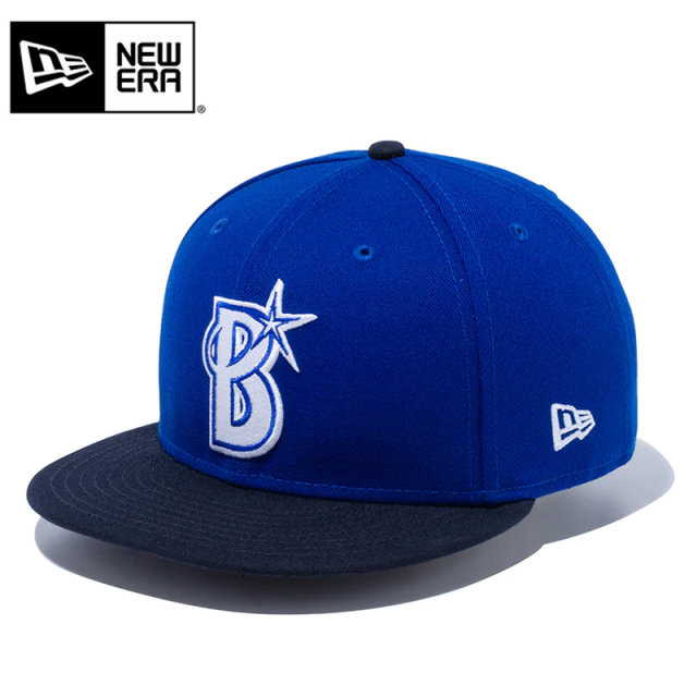 ★只今10％OFF★【メーカー取次】NEW ERA ニューエラ 14524931 9FIFTY 横浜DeNAベイスターズ ライトロイヤル ネイビーバイザー キャップ【キャンペーン対象外】【T】