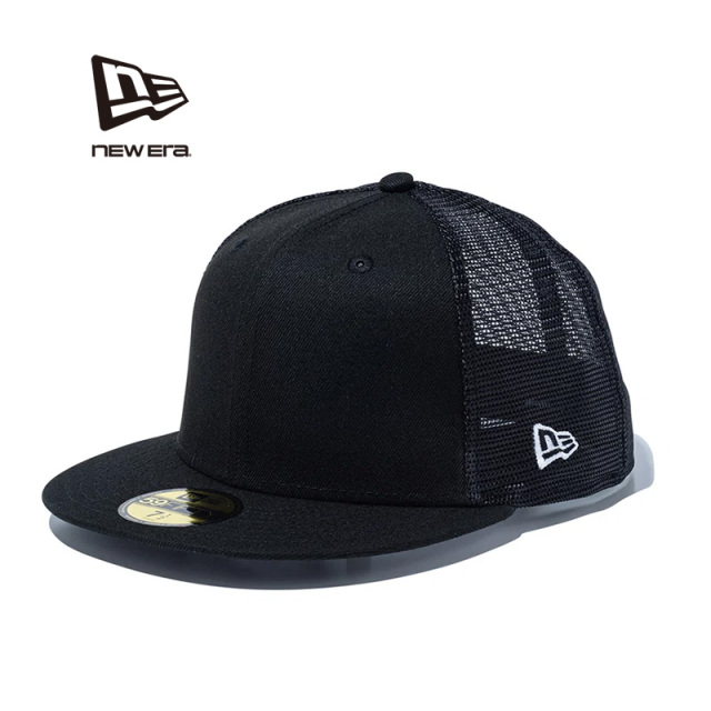 【メーカー取次】NEW ERA ニューエラ 14525157 59FIFTY トラッカー ベーシック ブラック × ホワイト キャップ【キャンペーン対象外】【R】