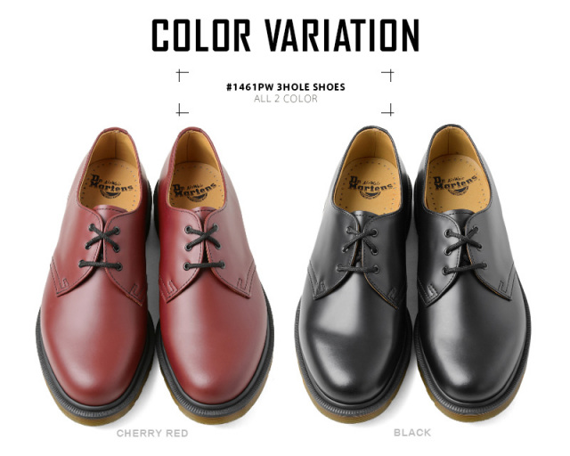 【新品未使用】 Dr.Martens ドクターマーチン シューズ 革靴 1461 NARROW PLAIN WELT SMOOTH LEATHER OXFORD SHOES 1461ナロープレインウェルトスムースレザー 3ホール ブラックステッチ レザー 10078001 【5(約24cm)】