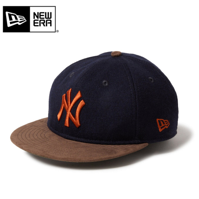 【即日出荷対応】NEW ERA ニューエラ 14667631 RC 9FIFTY ニューヨーク・ヤンキース ネイビー ブラウンスウェードバイザー キャップ【キャンペーン対象外】【T】