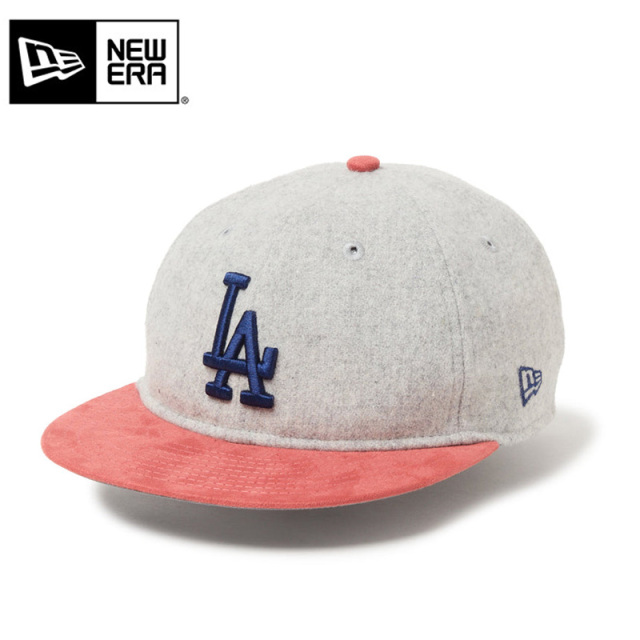 【即日出荷対応】NEW ERA ニューエラ 14667632 RC 9FIFTY ロサンゼルス・ドジャース ライトグレー ピンクスウェードバイザー キャップ【キャンペーン対象外】【T】