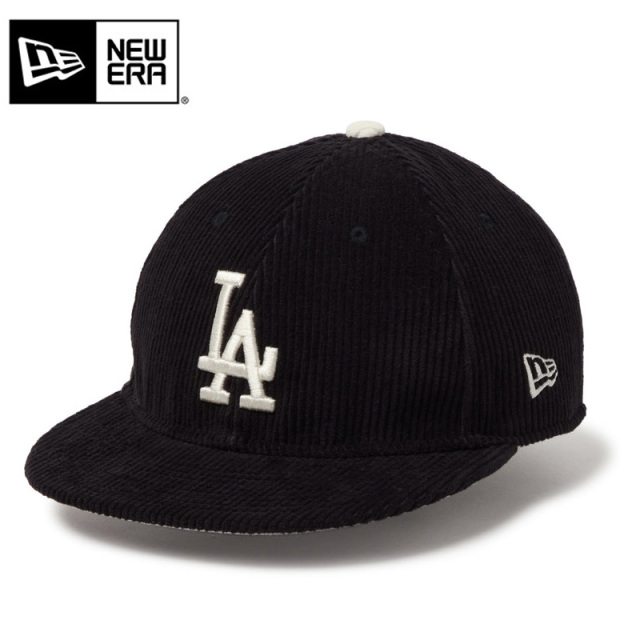 【即日出荷対応】NEW ERA ニューエラ 14667635 RC 9FIFTY レザーストラップ Corduroy コーデュロイ ロサンゼルス・ドジャース ブラック キャップ【キャンペーン対象外】【T】