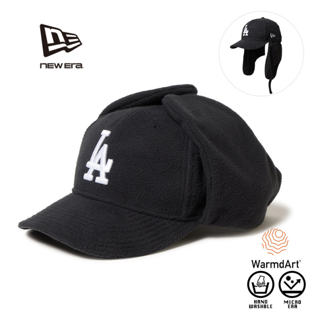 【即日出荷対応】NEW ERA ニューエラ 14668882 LP 9FIFTY Dog Ear WarmdArt フリース ロサンゼルス・ドジャース ブラック | アウトドア キャップ【キャンペーン対象外】【T】
