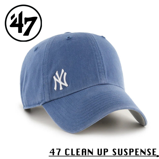 ★カートで割引対象品★【メーカー取次】’47 Brand フォーティーセブン・ブランド 14751111 ’47 CLEAN UP SUSPENSE ニューヨーク・ヤンキース ティンバーブルー【Sx】【R】