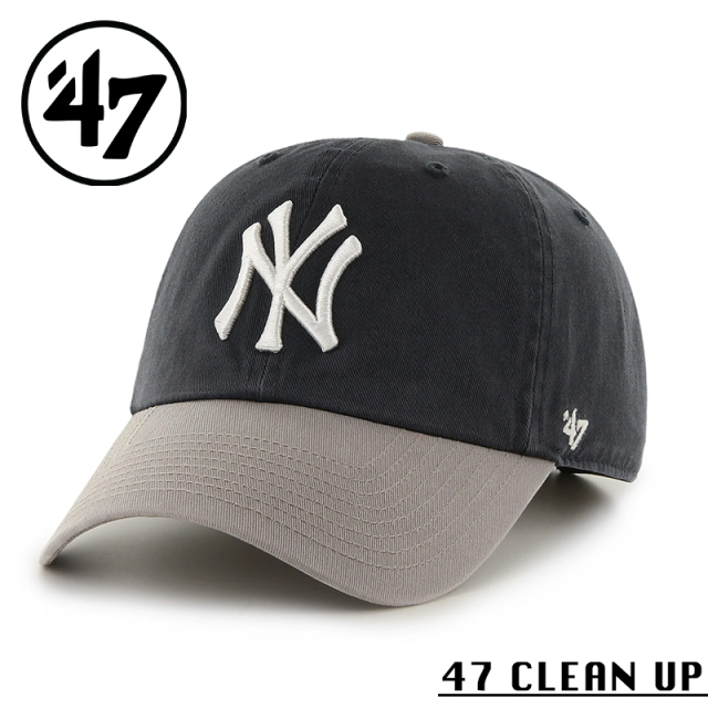 ★カートで割引対象品★【メーカー取次】’47 Brand フォーティーセブン・ブランド 14751158 47 CLEAN UP ニューヨーク・ヤンキース ネイビー【Sx】【R】