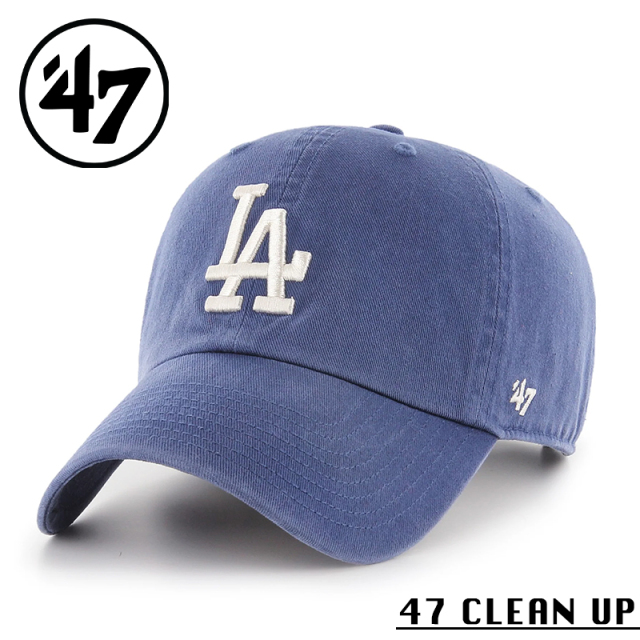 ★カートで割引対象品★【メーカー取次】’47 Brand フォーティーセブン・ブランド 14751199 47 CLEAN UP ロサンゼルス・ドジャース ティンバーブルー【Sx】【R】