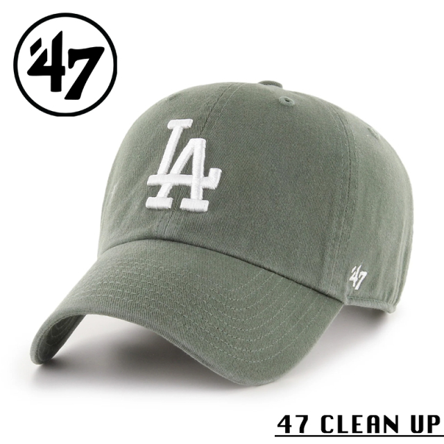 ★カートで割引対象品★【メーカー取次】’47 Brand フォーティーセブン・ブランド 14751203 47 CLEAN UP ロサンゼルス・ドジャース モス【Sx】【R】