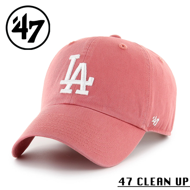★カートで割引対象品★【メーカー取次】’47 Brand フォーティーセブン・ブランド 14751204 47 CLEAN UP ロサンゼルス・ドジャース アイランドレッド【Sx】【R】
