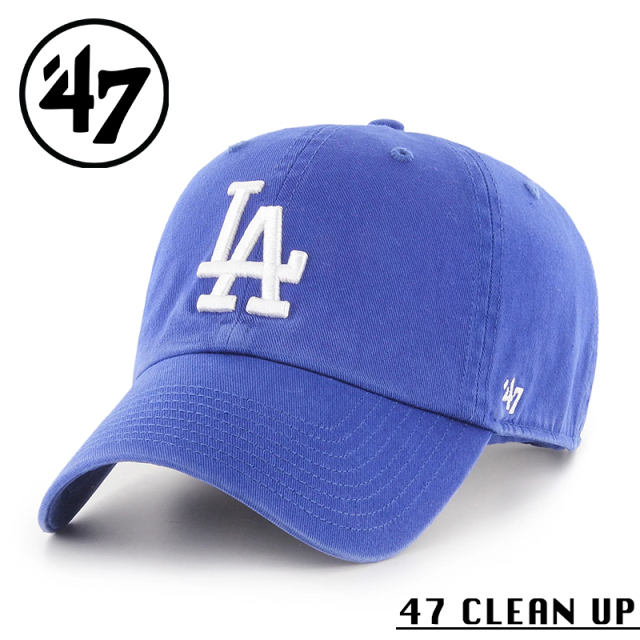 ★カートで割引対象品★【メーカー取次】’47 Brand フォーティーセブン・ブランド 14751211 47 CLEAN UP ロサンゼルス・ドジャース ロイヤル【Sx】【R】