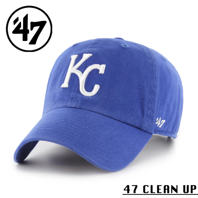 ★カートで割引対象品★【メーカー取次】’47 Brand フォーティーセブン・ブランド 14751224 47 CLEAN UP カンザスシティ・ロイヤルズ ロイヤル【Sx】【R】