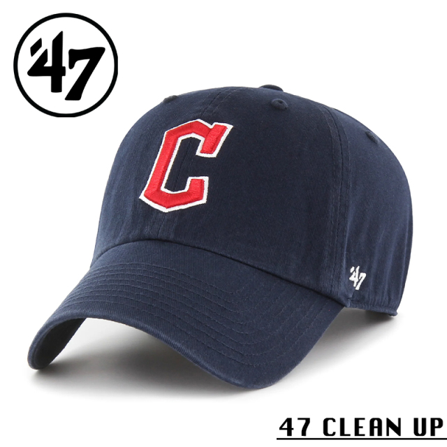 ★カートで割引対象品★【メーカー取次】’47 Brand フォーティーセブン・ブランド 14751228 47 CLEAN UP クリーブランド・ガーディアンズ ネイビー【Sx】【R】